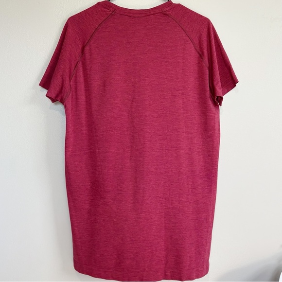 Alphalete Short Sleeve Tee With Logo Deep Red Men’s XL - Picture 2 of 8